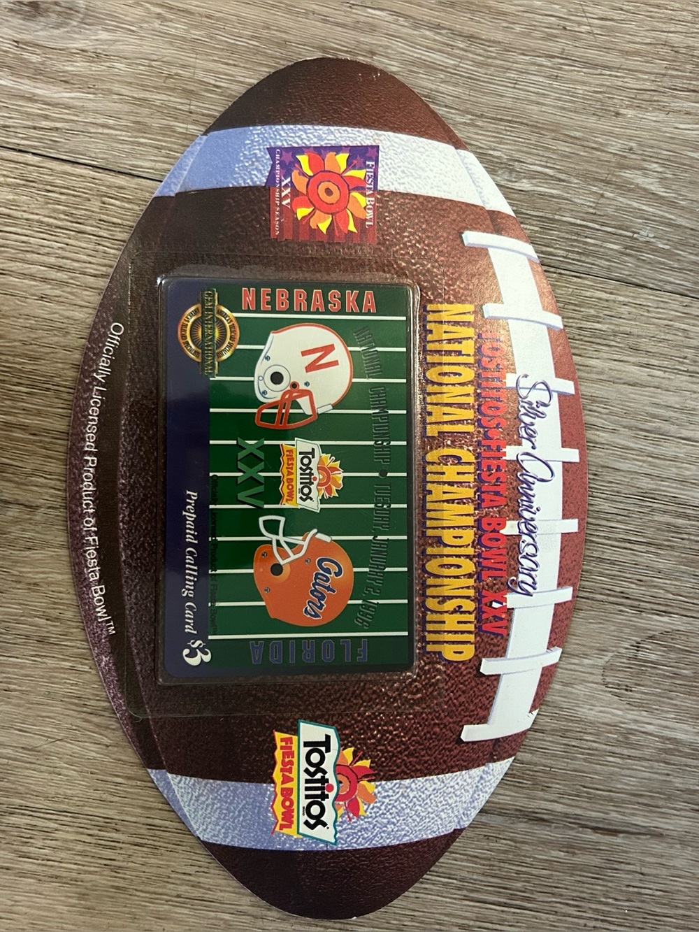 1996 National Championship Fiesta Bowl Florida vs Nebraska Collectible